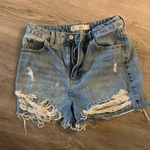 Topshop mom shorts